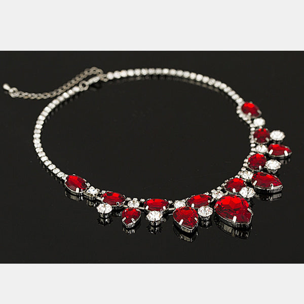 Rhinestone Pendant Necklace