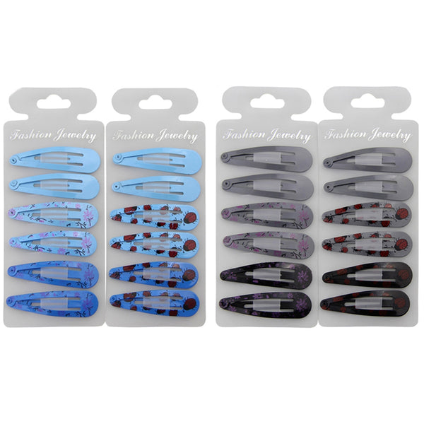 72 Pieces Cute Hair Clips