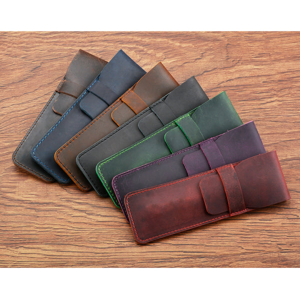 Genuine Leather Pen Bag