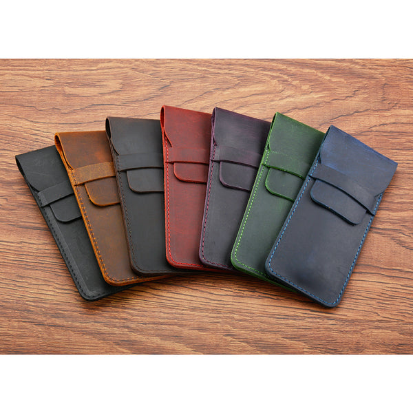 Genuine Leather Pen Bag