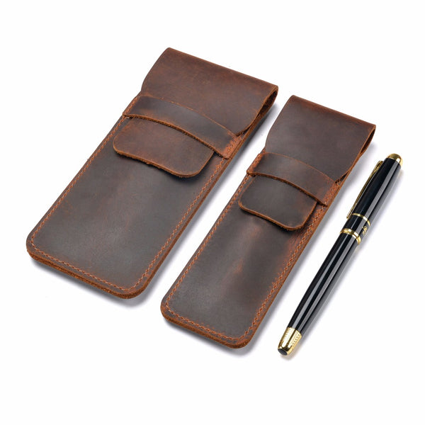 Genuine Leather Pen Bag