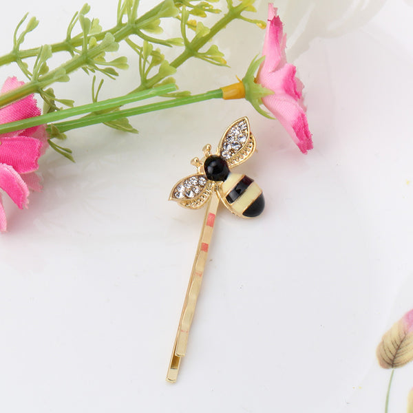 Crystal Bees Hair Clips