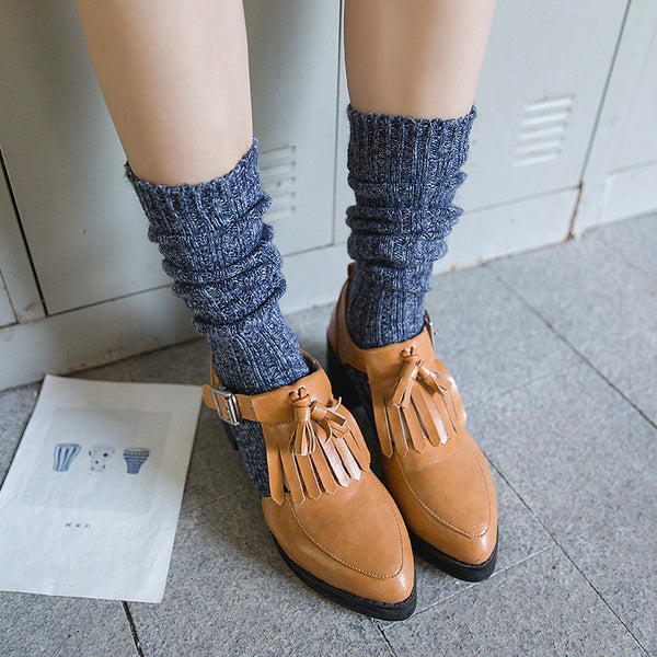 Vintage Knitted Warm Socks