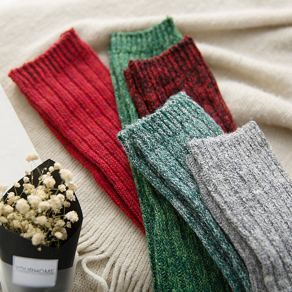 Vintage Knitted Warm Socks