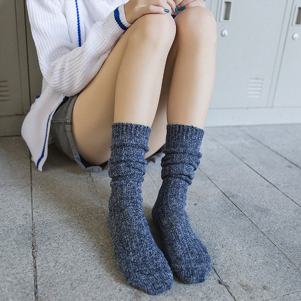 Vintage Knitted Warm Socks