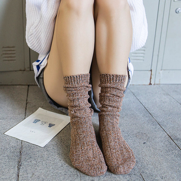 Vintage Knitted Warm Socks