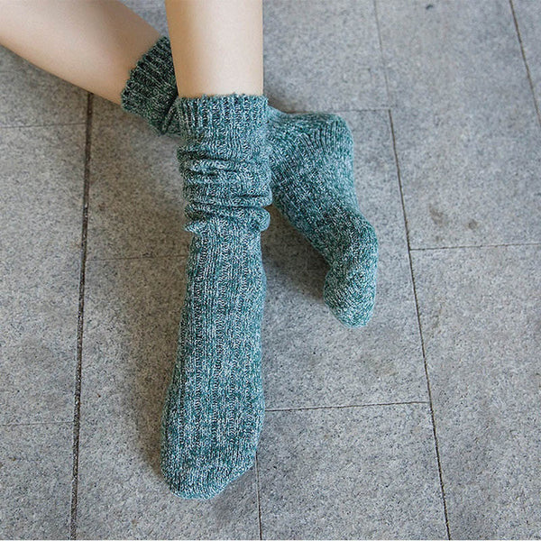 Vintage Knitted Warm Socks