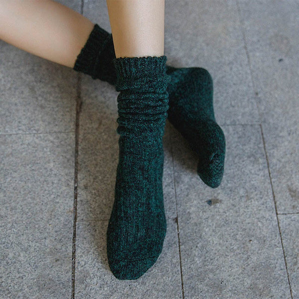 Vintage Knitted Warm Socks