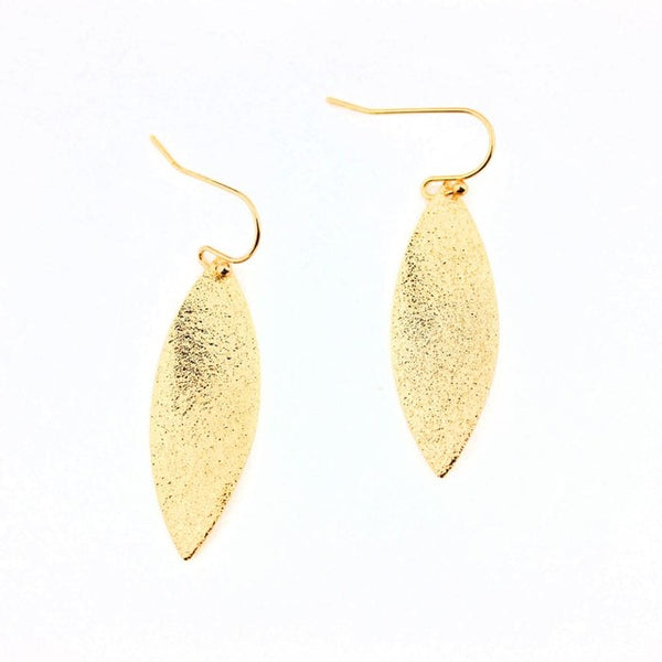 Metallic Teardrop Earrings