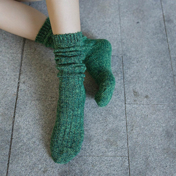 Vintage Knitted Warm Socks