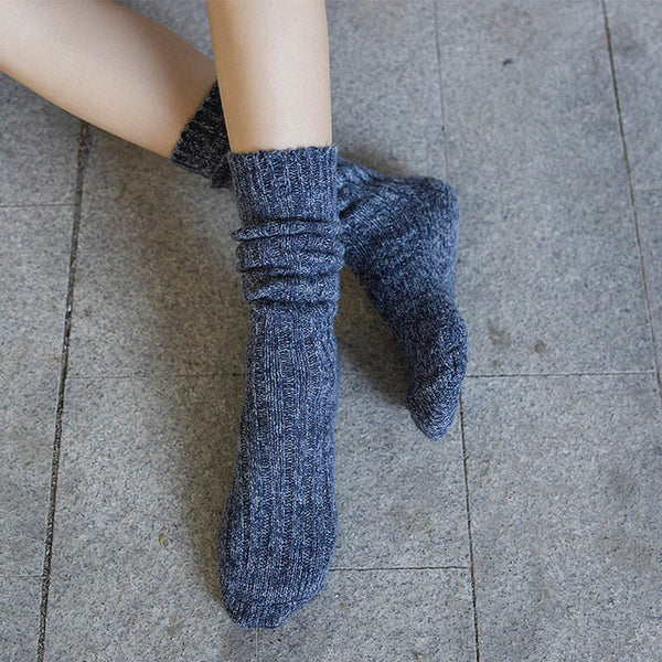 Vintage Knitted Warm Socks