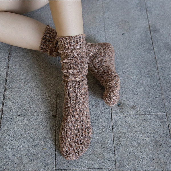 Vintage Knitted Warm Socks