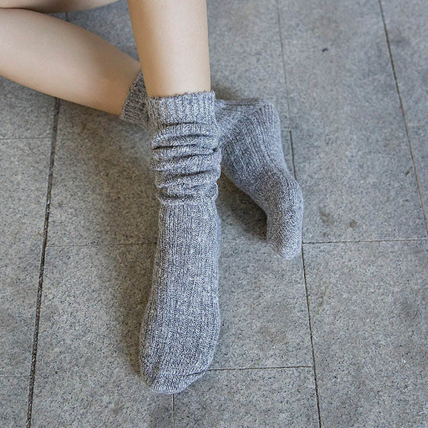 Vintage Knitted Warm Socks