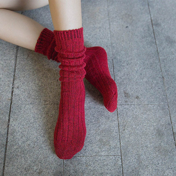 Vintage Knitted Warm Socks